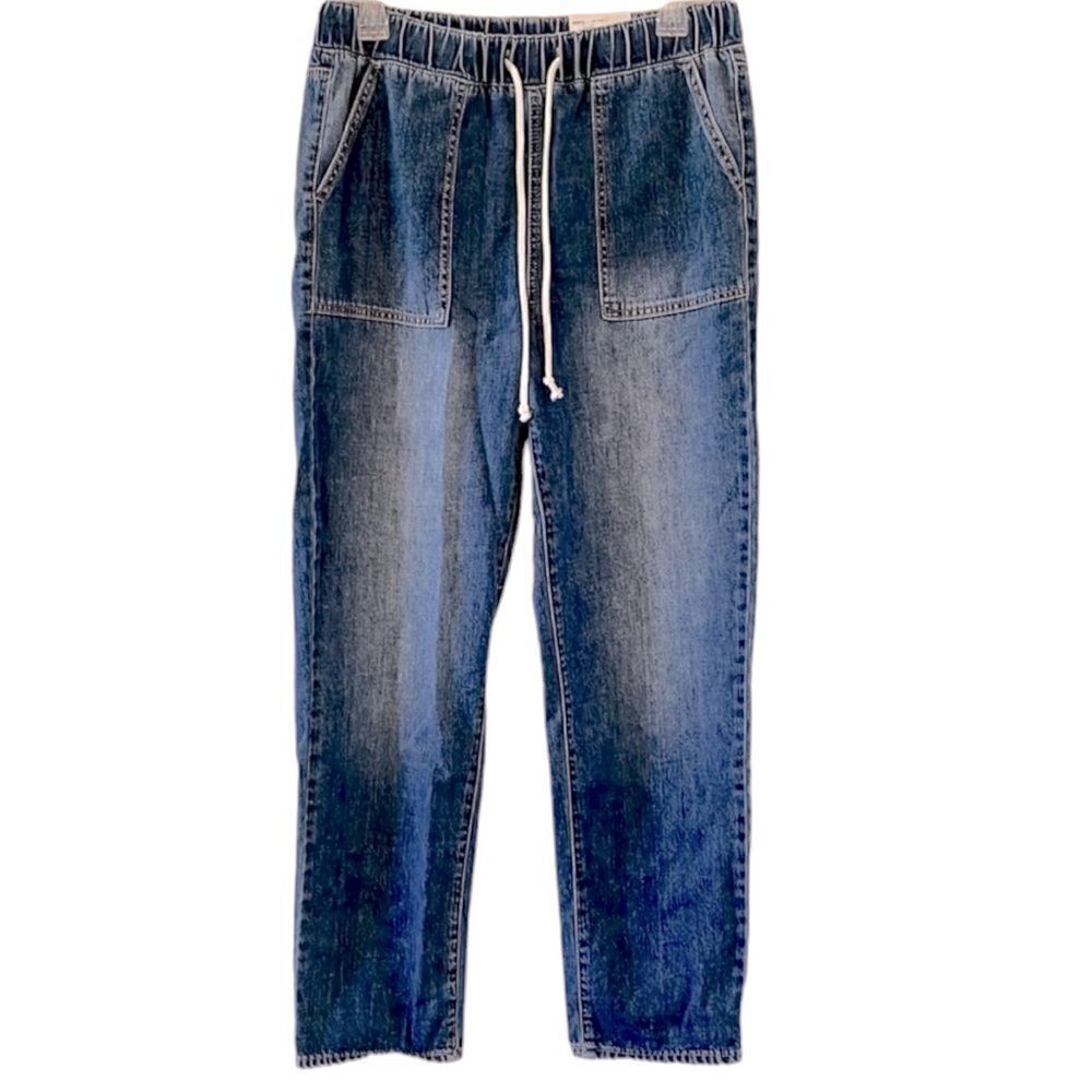 Juniors’ SO High Rise Jean Drawstring Joggers Size 7